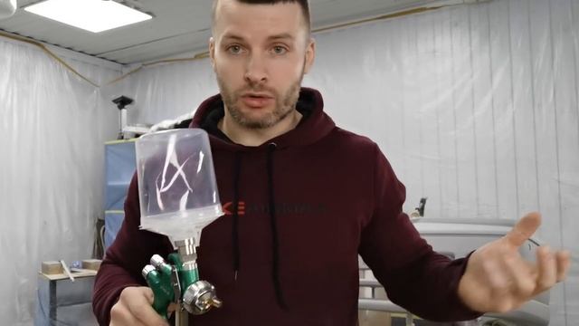 Одноразовый вакуумный бачок PPS для краскопульта