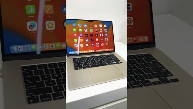 MacBook Air 15 inch|Starlight Colour|???| Big machine ?#macbookAir смотреть онлайн
