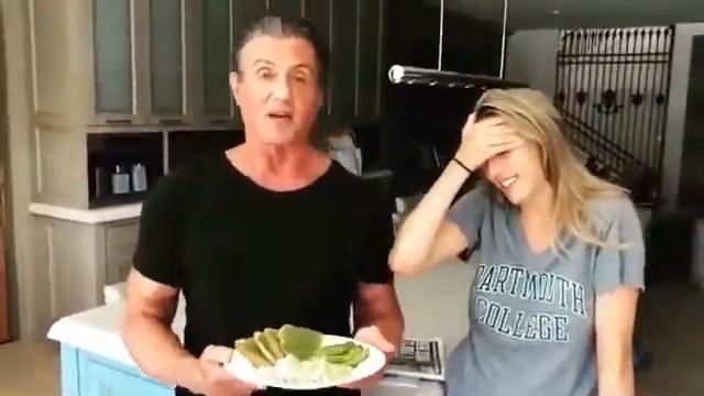 Sylvester stallone and Sofia Stallone смотреть онлайн