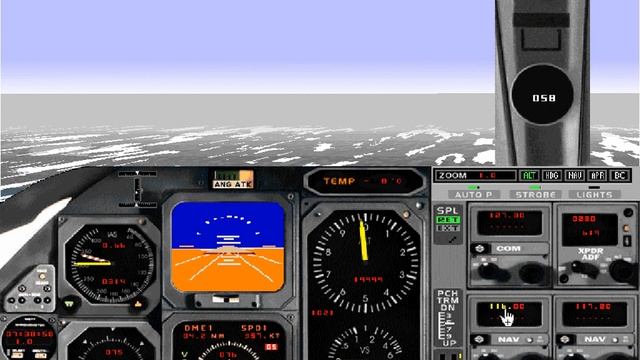 Microsoft Flight Simulator for Windows 95 | Chicago Meigs to Toronto City | LearJet 35 смотреть онлайн