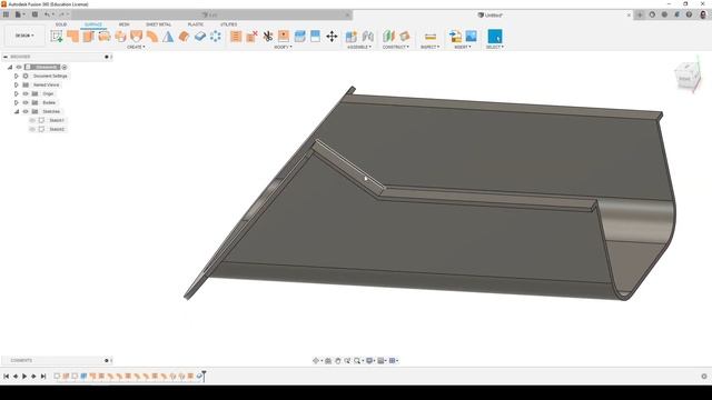 P.72 Защитный кожух во Фьюжн 360 / Fusion 360 смотреть онлайн