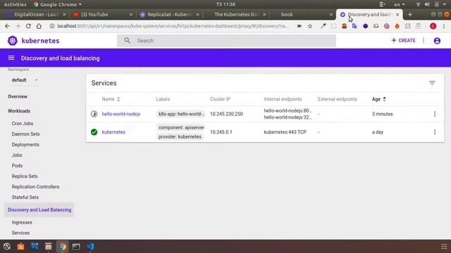Kubernetes Dashboard Deployment Nodejs Hello World смотреть онлайн