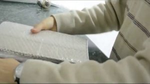 Упаковка заказа в пупырчатую пленку