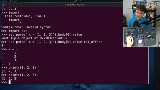 tuple syntax doesn't have parens (beginner - intermediate) anthony explains #551 смотреть онлайн