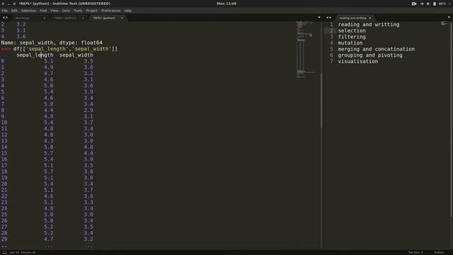Learn Python Pandas in 15 minutes смотреть онлайн