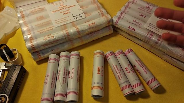 Отличия роллов монет Украины между собой цена монет в роллах смотреть онлайн
