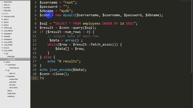 AngularJS CRUD with PHP and MYSQL bangla tutorial 1 смотреть онлайн