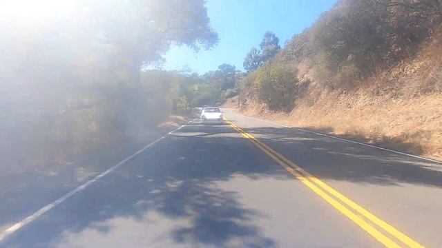 Driving Down Malibu Canyon - Las Flores - Rear Facing Towards 1973 911 2.7 RS