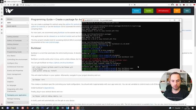 Build & Deploy Kivy Python App (.apk) with Buildozer to Android (Windows & Linux) смотреть онлайн