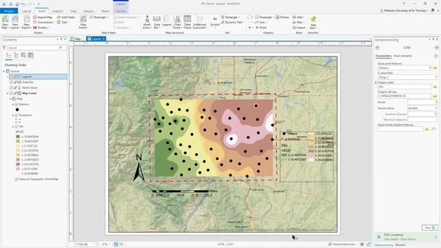 IDW (Inverse Distance Weighting) Interpolation Method Using ArcGIS Pro смотреть онлайн