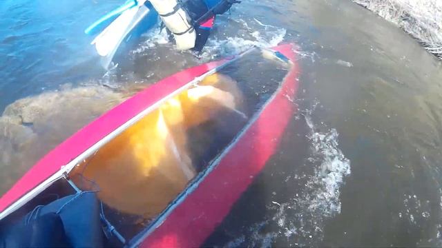 Водный поход (сплав) по реке Красивая Меча на байдарке таймень 2. Оверкиль, самоспасение смотреть онлайн