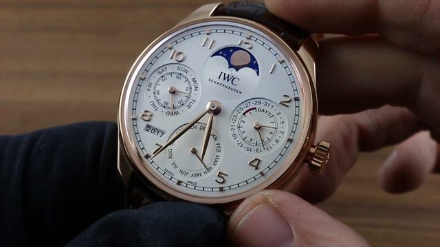 IWC Portugieser Perpetual Calendar Functions and Care смотреть онлайн