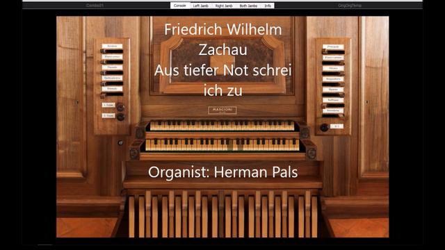 Friedrich Wilhelm Zachau Aus tiefer Not schrei ich zu dir (Hauptwerk Azzio) смотреть онлайн