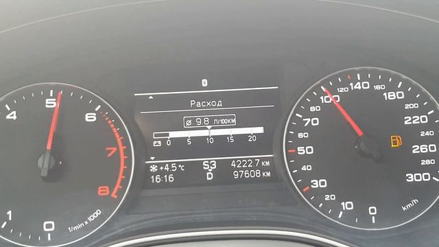 Audi A6 C7 Разгон 0-180 смотреть онлайн