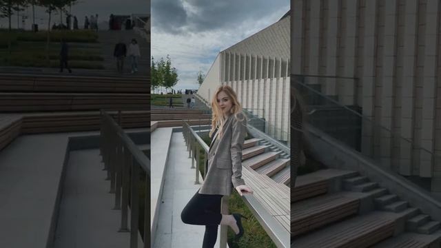 Айгуль. Фотосессия в парке Зарядье. смотреть онлайн