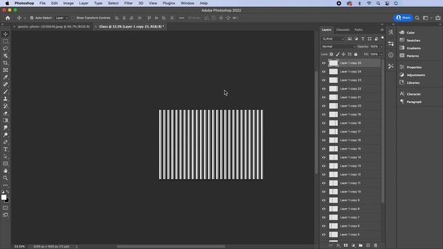 Ribbed Glass Effect : Adobe Photoshop Tutorial смотреть онлайн