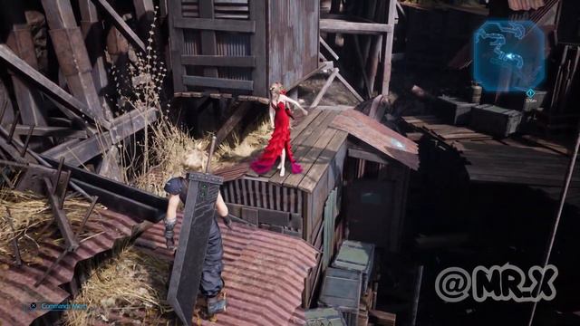 Final Fantasy VII Remake Aerith with her Sexy Red Dress Gameplay PC Mod смотреть онлайн