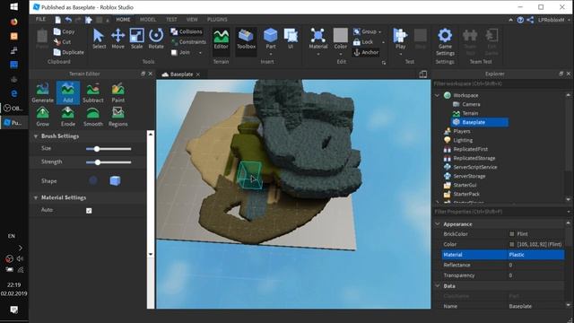 Как пользоваться Roblox Studio 2019 гайд 0.1 смотреть онлайн