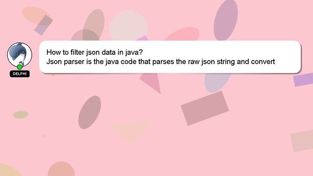 How to filter json data in java? смотреть онлайн