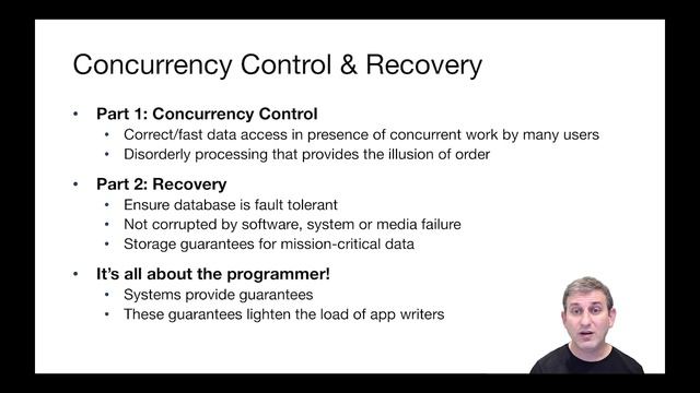 Lec 18 Part 1 Intro to Transactions смотреть онлайн