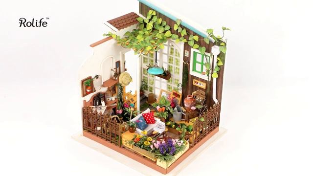 Румбокс для создания миниатюры "Сад" (Dollhouse "Garden") смотреть онлайн