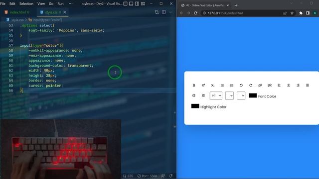 ASMR Programming - JavaScript Text Editor - No Talking смотреть онлайн