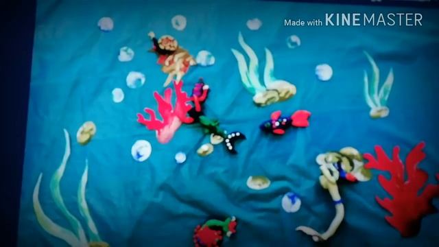 Морские обитатели из пластилина в школе... смотреть онлайн