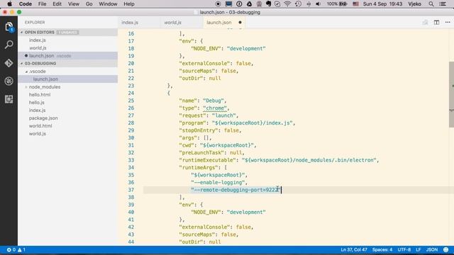 Debugging Electron app in Visual Studio Code смотреть онлайн