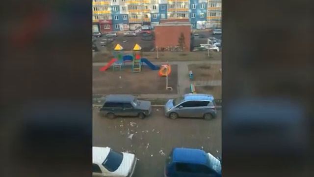 Ветер разметал мусор на ул. Чернышевского смотреть онлайн