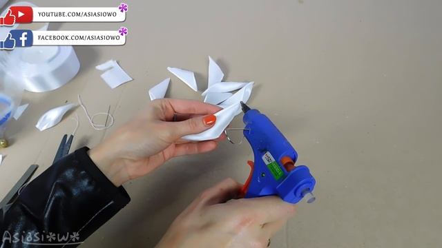 DIY ? Ribbon angel ? step by step (ENG Subtitles) - Speed up #633 смотреть онлайн