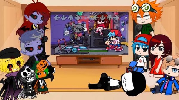 FNF React To Vs Kapi Mod (Arcade Showdown) & Mr. G&W||FRIDAY NIGHT FUNKIN'||ElenaYT.