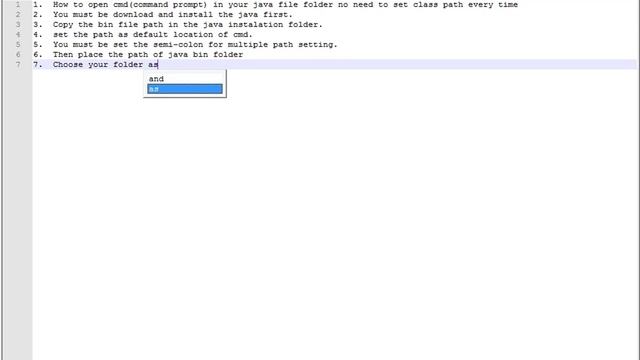 check your java program errors directly without setting the path every time смотреть онлайн