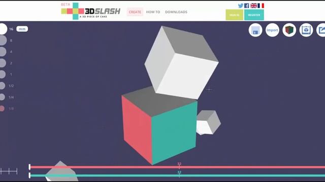 3D Slash Basics Tuto 2 FR Ajouter, casser des cubes V2 смотреть онлайн