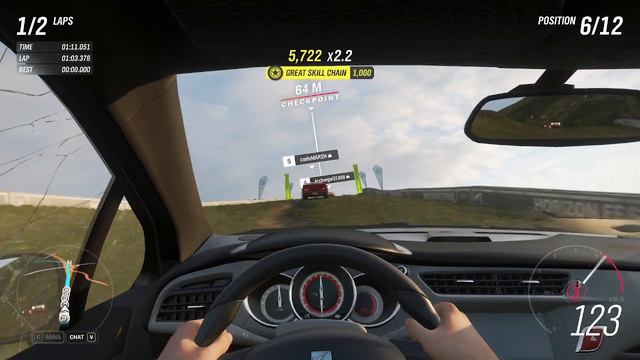 Forza Horizon 4 - 'THE TEST' - Vehicle 168 - 'STOCK' 2011 DS AUTOMOBILES DS 3 RACING смотреть онлайн