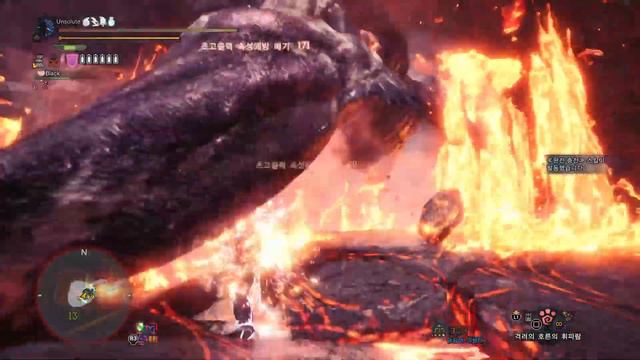 Monster Hunter  World Extreme Behemoth Charge Blade Solo 25'34 (2) 극 베히모스 차액 솔플 25'34
