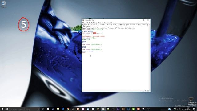 Imparare Python 3.6 - Ep. 4 - Alcuni comandi base (" ", \n, \t, \\, """) смотреть онлайн