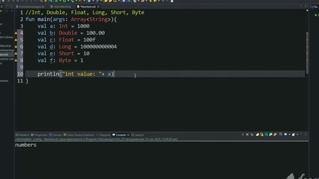 What are basic Datatype and Variable declarations in Kotlin | Kotlin tutorial for beginners part 3. смотреть онлайн