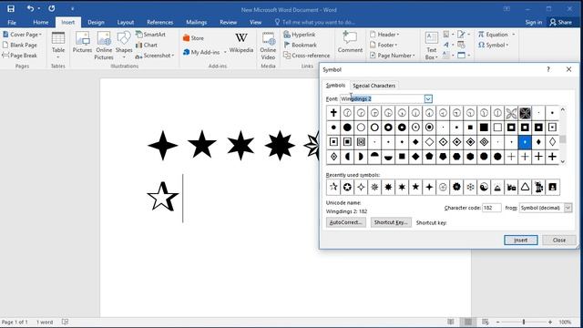 How to insert star symbols in Word: How to find star symbol in Word смотреть онлайн