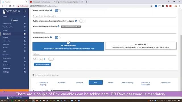 Using Portainer to Deploy Nginx, WordPress and MariaDB (Part 2) смотреть онлайн