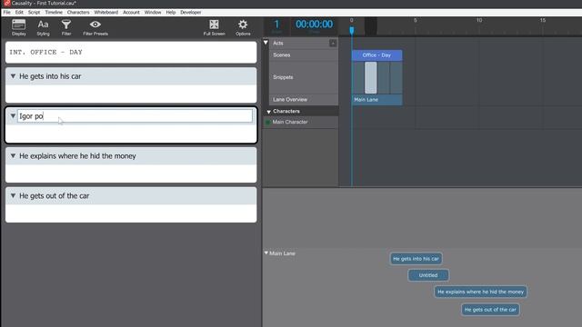 Quick Start: Causality Story Sequencer 2.0
