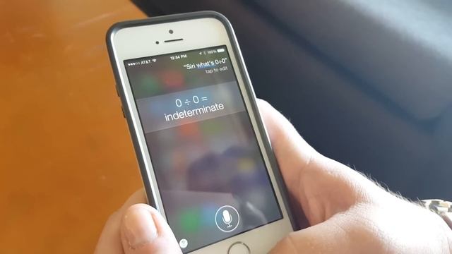 Sassy Siri: "What's zero divided by zero?" смотреть онлайн