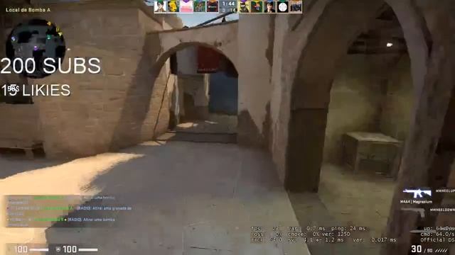 CS GO Até a Loja Do Fortnite!!! смотреть онлайн
