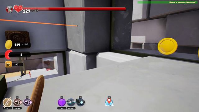 Supraland Фиолетовый кристал и новая пушка!!! смотреть онлайн