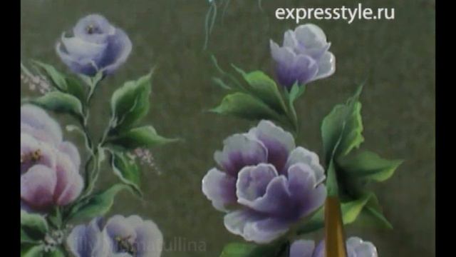 A tutorial DVD + training card - 4. One stroke painting. смотреть онлайн