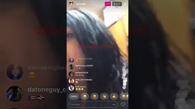 Cardi B Wild ‘N Out On Instagram Live