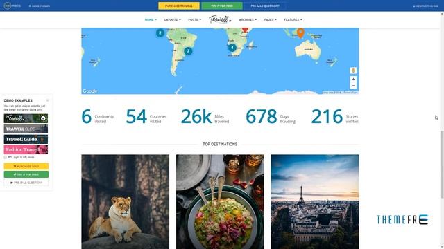 Trawell - WordPress travel theme Darrin Brock смотреть онлайн