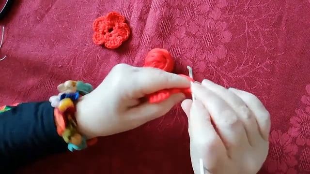 Аленький цветочек | Онлайн мастер-класс по вязанию крючком аленького цветочка смотреть онлайн