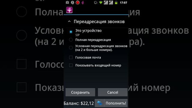 Freeje Входящие вызовы и переадресация смотреть онлайн