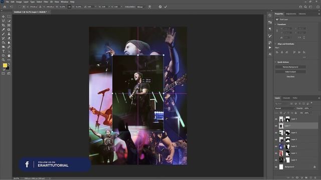 How to Multiple Image Double Exposure in Photoshop смотреть онлайн