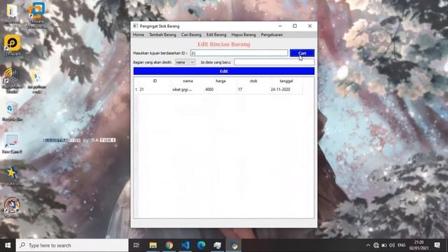 Penjelasan Aplikasi Pengingat Stok Barang || Pyqt5 || python || SQLite смотреть онлайн